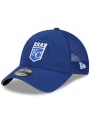Kansas City Royals New Era 2022 Batting Practice 9TWENTY Adjustable Hat - Blue