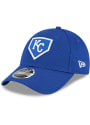 Kansas City Royals New Era 2022 Clubhouse Stretch 9FORTY Adjustable Hat - Blue