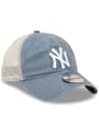 New York Yankees New Era Washed 9TWENTY Adjustable Hat - Navy Blue
