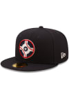 Main image for New Era Indianapolis Indians Mens Black MiLB 2022 Authentic Collection Fitted Hat