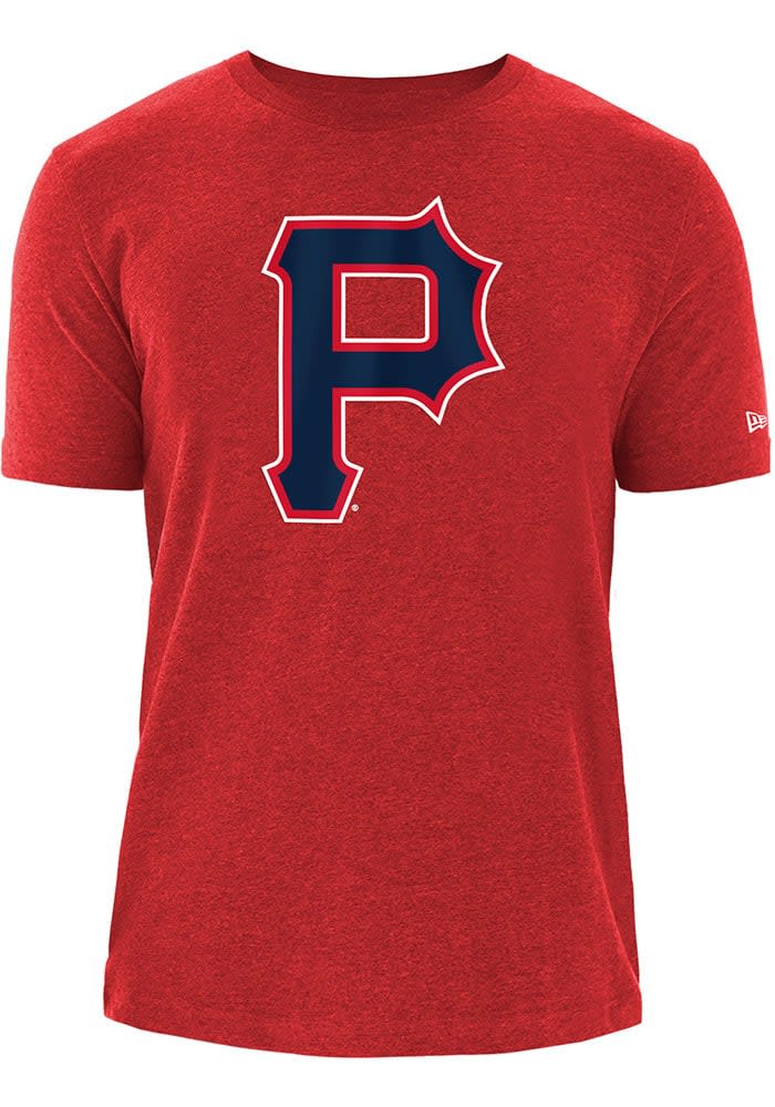 New Era Pittsburgh Pirates Red 4th Of July Bi Blend Short Sleeve T Shirt