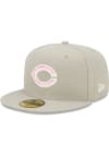Main image for New Era Cincinnati Reds Mens Grey 2022 Mothers Day 59FIFTY Fitted Hat
