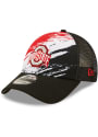 Ohio State Buckeyes New Era Marble 9FORTY Adjustable Hat - Black