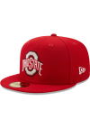 Main image for New Era Ohio State Buckeyes Mens Red City Side 59FIFTY Fitted Hat