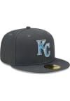 Main image for New Era Kansas City Royals Mens Charcoal 2022 Fathers Day 59FIFTY Fitted Hat