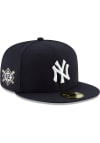 Main image for New Era New York Yankees Mens Navy Blue Jackie Robinson Day 59FIFTY Fitted Hat