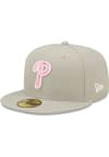 Main image for New Era Philadelphia Phillies Mens Grey 2022 Mothers Day 59FIFTY Fitted Hat