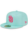 Main image for New Era San Diego Padres Mens Green 2022 City Connect 59FIFTY Fitted Hat