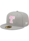 Main image for New Era Texas Rangers Mens Grey 2022 Mothers Day 59FIFTY Fitted Hat