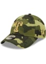 Texas Rangers New Era 2022 Armed Forces Day 9FORTY Adjustable Hat - Green