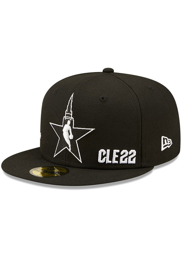 New Era Cleveland Cavaliers Mens Black 2022 All-Star Game City 59FIFTY  Fitted Hat