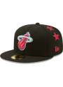Miami Heat New Era 2022 All-Star Game Starry 59FIFTY Fitted Hat - Black