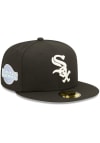 Main image for New Era Chicago White Sox Mens Black POP SWEAT 5950 Fitted Hat