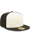 Main image for New Era Chicago White Sox Mens Black TONAL 2 TONE 5950 Fitted Hat
