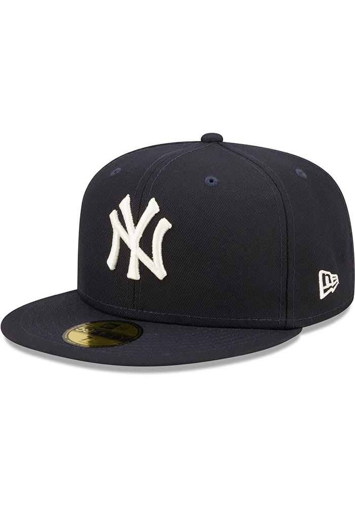 New York Yankees Mens POP SWEAT 5950 NAVY New Era Fitted Hat