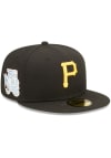Main image for New Era Pittsburgh Pirates Mens Black POP SWEAT 5950 Fitted Hat