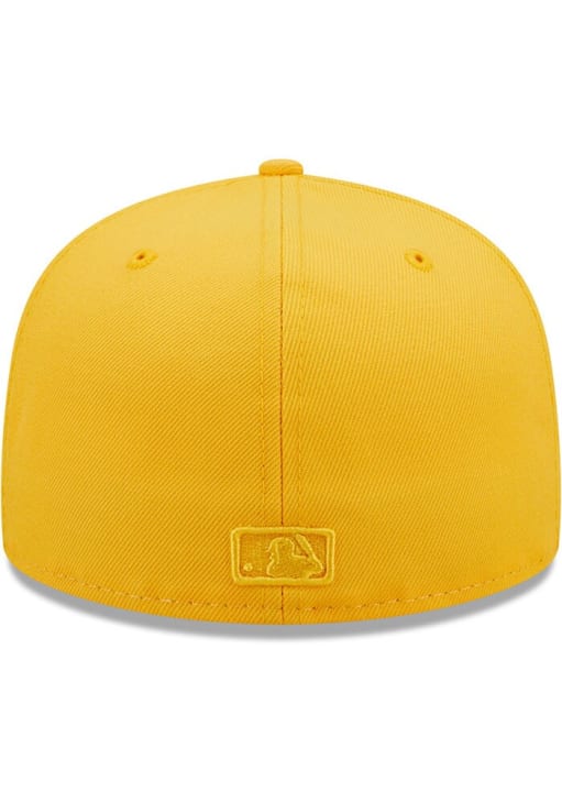 New Era Pittsburgh Pirates Mens Yellow TONAL 2 TONE 5950 Fitted Hat