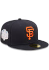Main image for New Era San Francisco Giants Mens Black POP SWEAT 5950 Fitted Hat