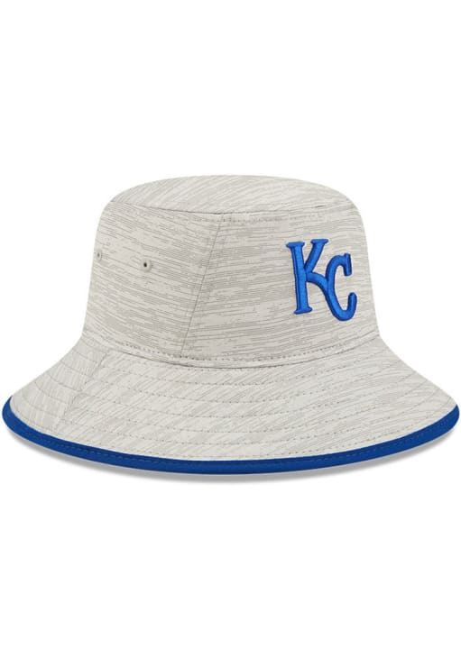 New Era Men's Kansas City Royals Distinct Bucket Hat - Gray - Each