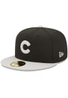 Main image for New Era Chicago Cubs Mens Black 2T Color Pack 59FIFTY Fitted Hat