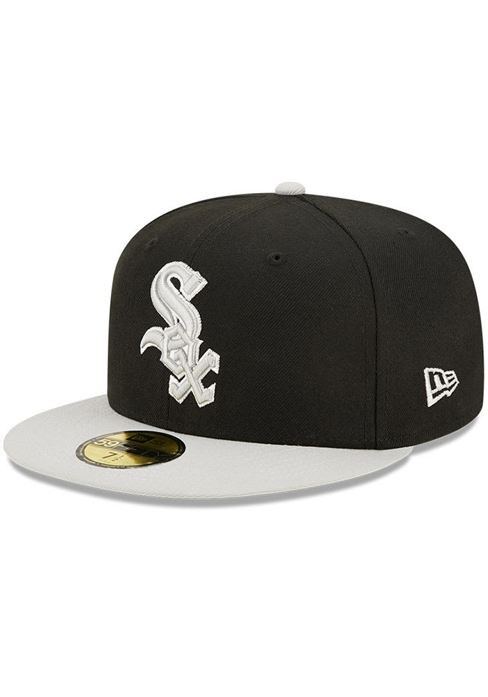 Chicago White Sox Mens 2T Color Pack 59FIFTY Classic BLACK New Era