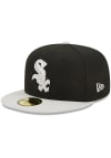 Main image for New Era Chicago White Sox Mens Black 2T Color Pack 59FIFTY Fitted Hat