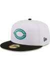 Main image for New Era Cincinnati Reds Mens White 2T Color Pack 59FIFTY Fitted Hat