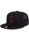 Main image for New Era Cleveland Guardians Mens Navy Blue 2022 Batting Practice 59FIFTY Fitted Hat