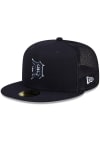 Main image for New Era Detroit Tigers Mens Navy Blue 2022 Batting Practice 59FIFTY Fitted Hat