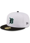 Main image for New Era Detroit Tigers Mens White 2T Color Pack 59FIFTY Fitted Hat