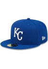 Main image for New Era Kansas City Royals Mens Blue City Side 59FIFTY Fitted Hat