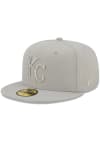 Main image for New Era Kansas City Royals Mens Silver Color Pack 59FIFTY Fitted Hat