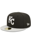 Main image for New Era Kansas City Royals Mens Black 2T Color Pack 59FIFTY Fitted Hat