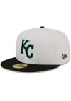 Main image for New Era Kansas City Royals Mens White 2T Color Pack 59FIFTY Fitted Hat