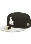 Main image for New Era Los Angeles Dodgers Mens Black 2T Color Pack 59FIFTY Fitted Hat