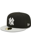 Main image for New Era New York Yankees Mens Black 2T Color Pack 59FIFTY Fitted Hat