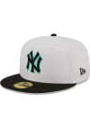 Main image for New Era New York Yankees Mens White 2T Color Pack 59FIFTY Fitted Hat