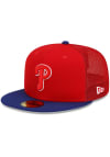 Main image for New Era Philadelphia Phillies Mens Red 2022 Batting Practice 59FIFTY Fitted Hat