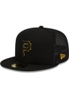 Main image for New Era Pittsburgh Pirates Mens Black 2022 Spring Training 59FIFTY Fitted Hat