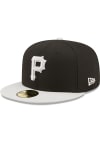 Main image for New Era Pittsburgh Pirates Mens Black 2T Color Pack 59FIFTY Fitted Hat