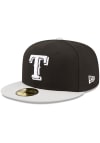 Main image for New Era Texas Rangers Mens Black 2T Color Pack 59FIFTY Fitted Hat