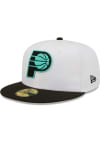 Main image for New Era Indiana Pacers Mens White 2T Color Pack 59FIFTY Fitted Hat