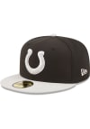 Main image for New Era Indianapolis Colts Mens Black 2T Color Pack 59FIFTY Fitted Hat