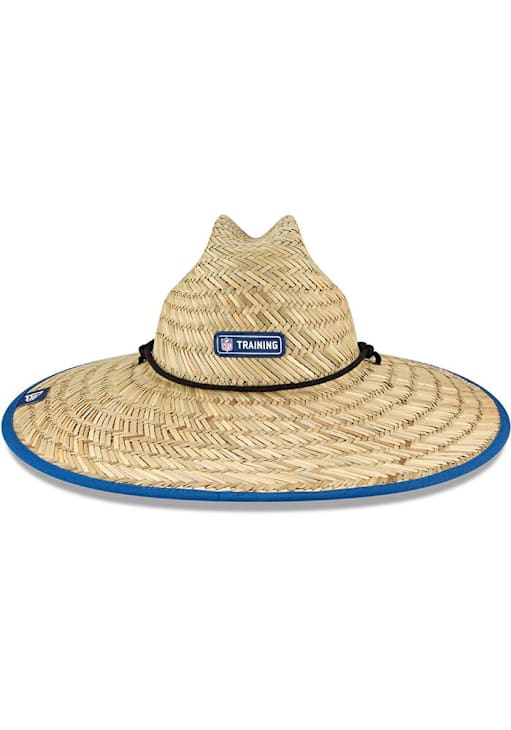 New Era Indianapolis Colts TAN 2022 Training Camp Straw Bucket Hat