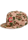 Main image for New Era Chicago Cubs Mens Tan Duck Camo 59FIFTY Fitted Hat
