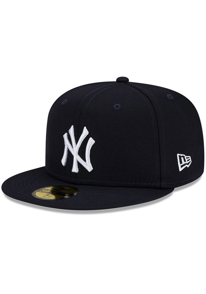 New York Yankees Mens Patch Up 59FIFTY NAVY New Era Fitted Hat
