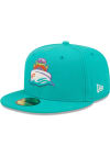 Main image for New Era Wichita Wind Surge Mens Teal 2022 MILB Theme Night 59FIFTY Fitted Hat