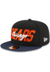 Main image for New Era Chicago Bears Mens Black 2022 NFL Draft 59FIFTY Fitted Hat