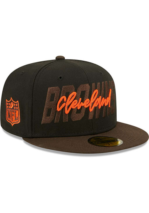 Cleveland Browns NFL Draft Black 59FIFTY Fitted Cap