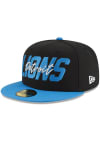 Main image for New Era Detroit Lions Mens Black 2022 NFL Draft 59FIFTY Fitted Hat